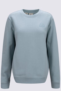 Macpac Women's Vintage Heavyweight Fairtrade Organic Cotton Crew, Grey Mist, hi-res