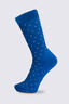 Macpac Kids' Footprint Sock, Ibiza Blue/Nantucket Breeze, hi-res