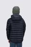 Macpac Kids' Uber Light Hooded Down Jacket, Black, hi-res