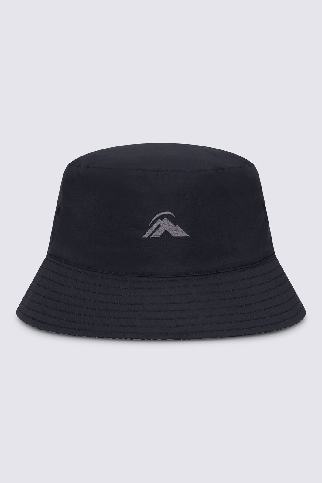 Macpac Winger Reversible Bucket Hat, Asphalt Print/Black, hi-res