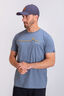 Macpac Men's Mountain Beat T-Shirt, Blue Mirage, hi-res