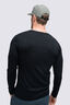 Macpac Men's Lyell 180 Merino Long Sleeve T-Shirt, Black, hi-res