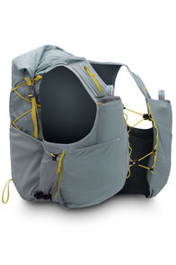 Macpac Amp Ultra 15L Running Vest, Lead/Green, hi-res