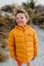 Macpac Kids' Halo Hooded Down Jacket, Marmalade, hi-res