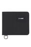 Pacsafe&reg; RFIDsafe&trade; RFID blocking bifold wallet, JET BLACK, hi-res