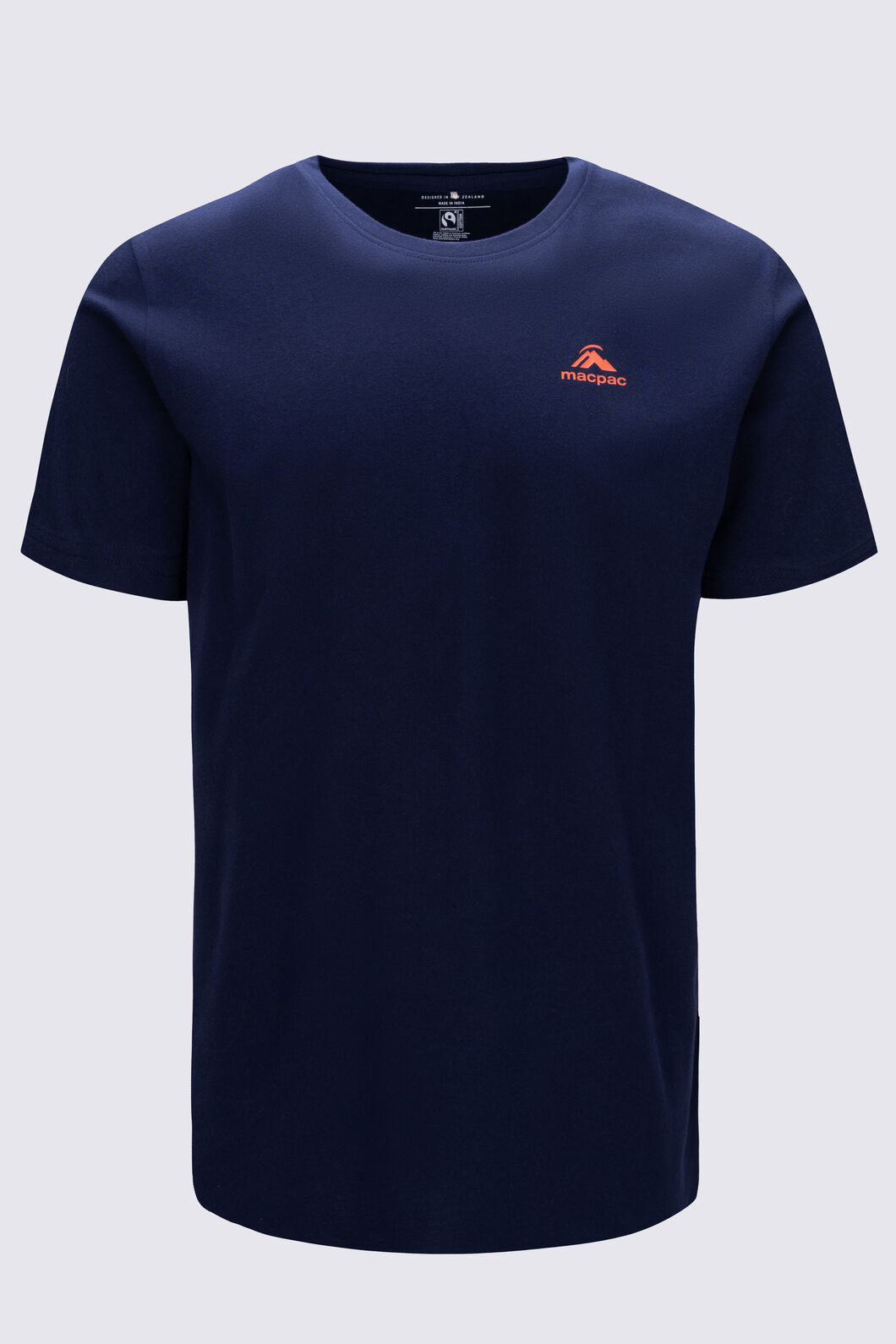Macpac Men's Te Papakura O Taranaki NP Fairtrade Organic Cotton T-Shirt, Baritone Blue, hi-res