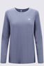 Macpac Women's brrr&deg; Long Sleeve T-Shirt, Troposphere Marle, hi-res