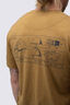 Macpac Men's Olympus Merino 180 T-Shirt, Medal Bronze Marle, hi-res