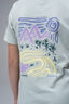 Macpac Kids&rsquo; Summer Mountain T-Shirt, Surf Spray, hi-res