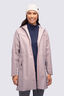 Macpac Women's Strato Long Raincoat, Sphinx, hi-res