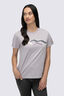 Macpac Women's McIntyre Mountains Fairtrade Organic Cotton Short Sleeve T-Shirt, Minimal Grey Marle, hi-res