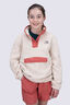 Macpac Kids' Heritage Snap Fleece Pullover, French Oak, hi-res