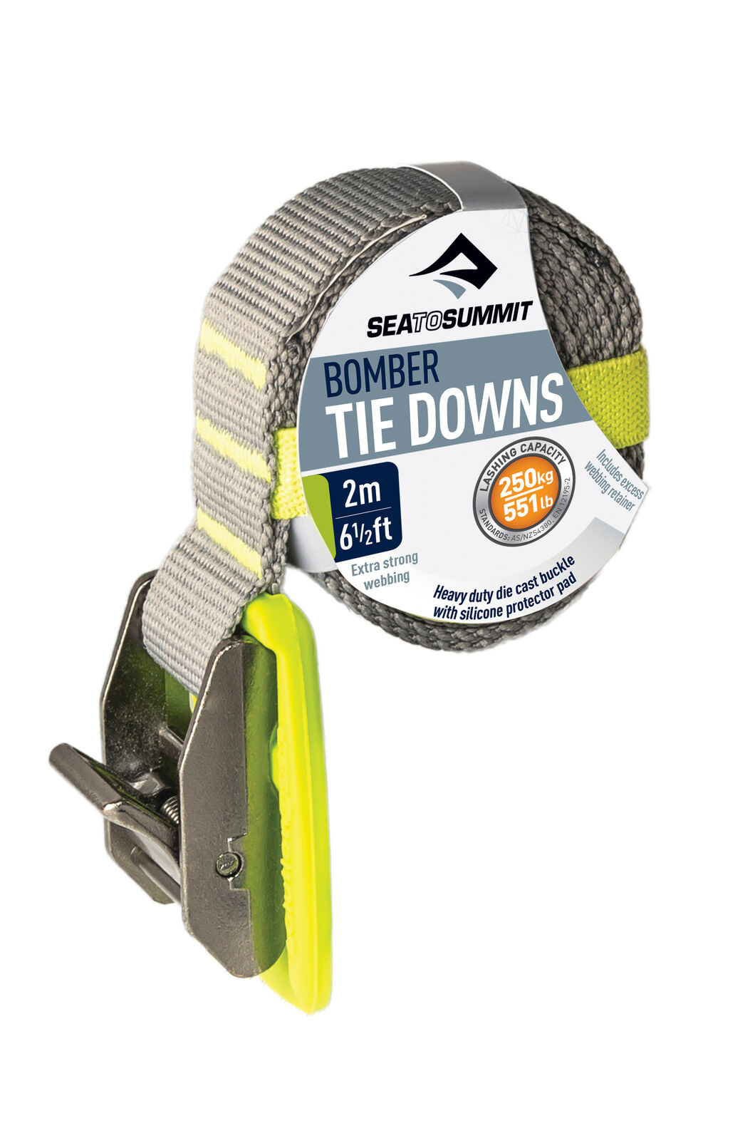 Sea to Summit Bomber Tie Down Strap — 2m, None, hi-res