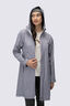 Macpac Women&rsquo;s Mistral Long Raincoat, Minimal Grey, hi-res