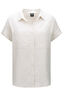 Macpac Women's Ashton Short Sleeve Shirt, Moonbeam, hi-res