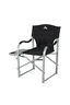 Macpac Touring Extreme Directors Chair with Side Table, Black, hi-res