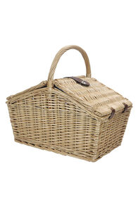 Wanderer Wicker Picnic Basket — Four Person, None, hi-res