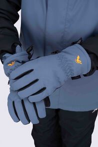 Macpac Kids' Spree Snow Glove, Bering Sea/Black, hi-res
