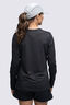 Macpac Women's brrr&deg; Long Sleeve T-Shirt, BLACK MARLE, hi-res