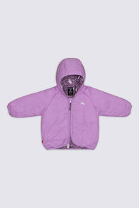 Macpac Baby Pulsar Hooded Insulated Jacket, Yeti Mountain Print, hi-res