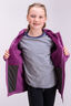 Macpac Kids' Mini Mountain Hooded Fleece Jacket, Amethyst, hi-res