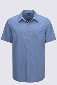 Macpac Men's Landscape Short Sleeve Shirt, Captains Blue, hi-res
