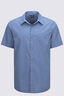 Macpac Men's Landscape Short Sleeve Shirt, Captains Blue, hi-res