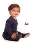 Macpac Baby 150 Merino Long Sleeve Top, BLUE NIGHTS, hi-res