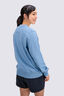 Macpac Women's Fairtrade Organic Cotton Crew, Blue Shadow, hi-res