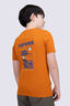 Macpac Kids' Paparoa NP Fairtrade Organic Cotton T-Shirt, Marmalade, hi-res