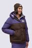 Macpac Women's Heritage Hooded Down Jacket, Loganberry/Java, hi-res