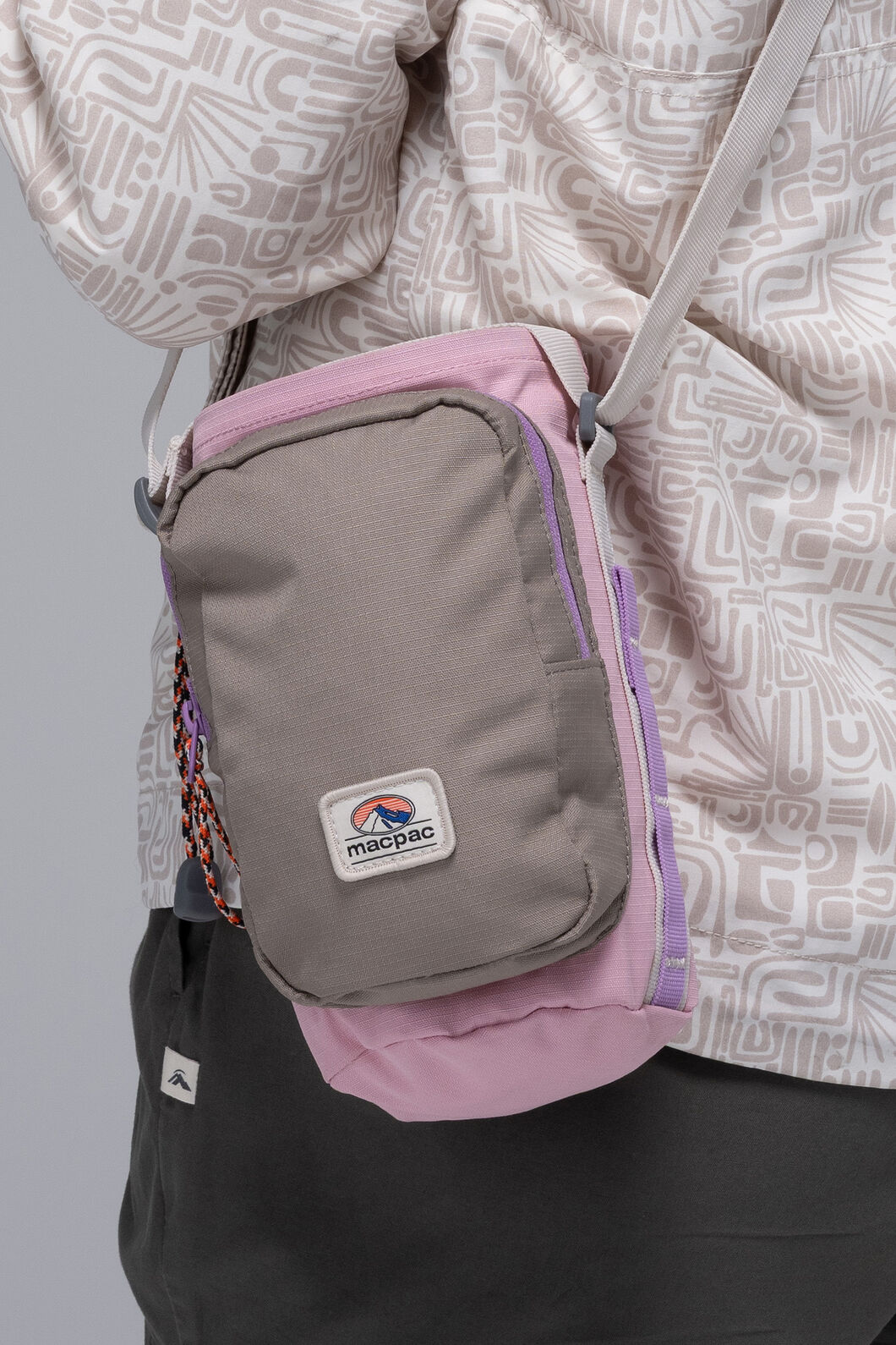 Macpac Wilderness Bottle Bag V2, Pink Nectar/Cinder, hi-res