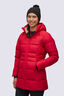 Macpac Women's Aurora Hooded Down Coat, American Beauty, hi-res