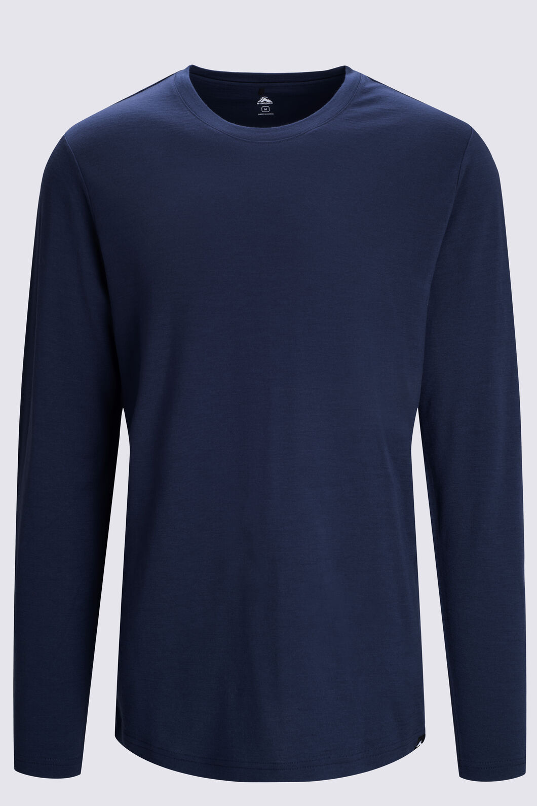Macpac Men's Lyell 180 Merino Long Sleeve T-Shirt, True Navy, hi-res