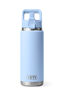 YETI® Rambler® Bottle with Straw Cap — 26 oz, Big Sky Blue, hi-res
