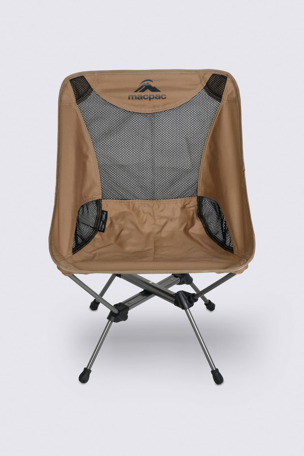Macpac Lightweight Chair, Caribou Black, hi-res