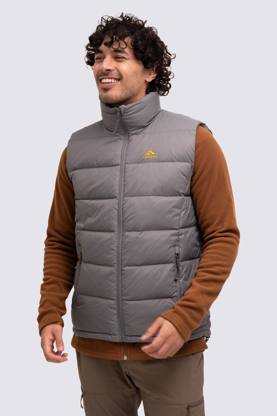 Macpac Men's Halo Down Vest ♺, Agave, hi-res