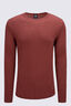 Macpac Men's 220 Merino Long Sleeve Top, Brandy, hi-res
