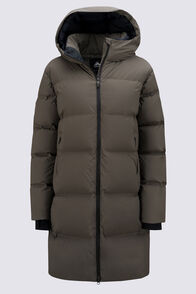 Macpac Women's Orb Hooded Down Coat, Tarmac, hi-res