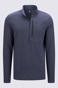 Macpac Men&rsquo;s Stash-It 1/4-Zip Top, India Ink, hi-res