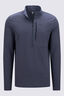 Macpac Men&rsquo;s Stash-It 1/4-Zip Top, India Ink, hi-res