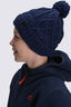 Macpac Kids' Novo Pom Pom Beanie, Naval Academy, hi-res