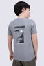 Macpac Kids' Kahurangi NP Fairtrade Organic Cotton T-Shirt, Grey Marle, hi-res