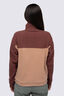 Macpac Women&rsquo;s Heritage Fleece Pullover, Andorra/Mocha Mousse/Moonbeam, hi-res