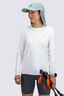 Macpac Women's brrr° Long Sleeve T-Shirt, Cloud Dancer, hi-res