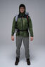 Macpac Men's Traverse Rain Jacket, Bronze Green/Black, hi-res