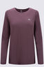 Macpac Women's brrr° Long Sleeve T-Shirt, Crushed Berry, hi-res