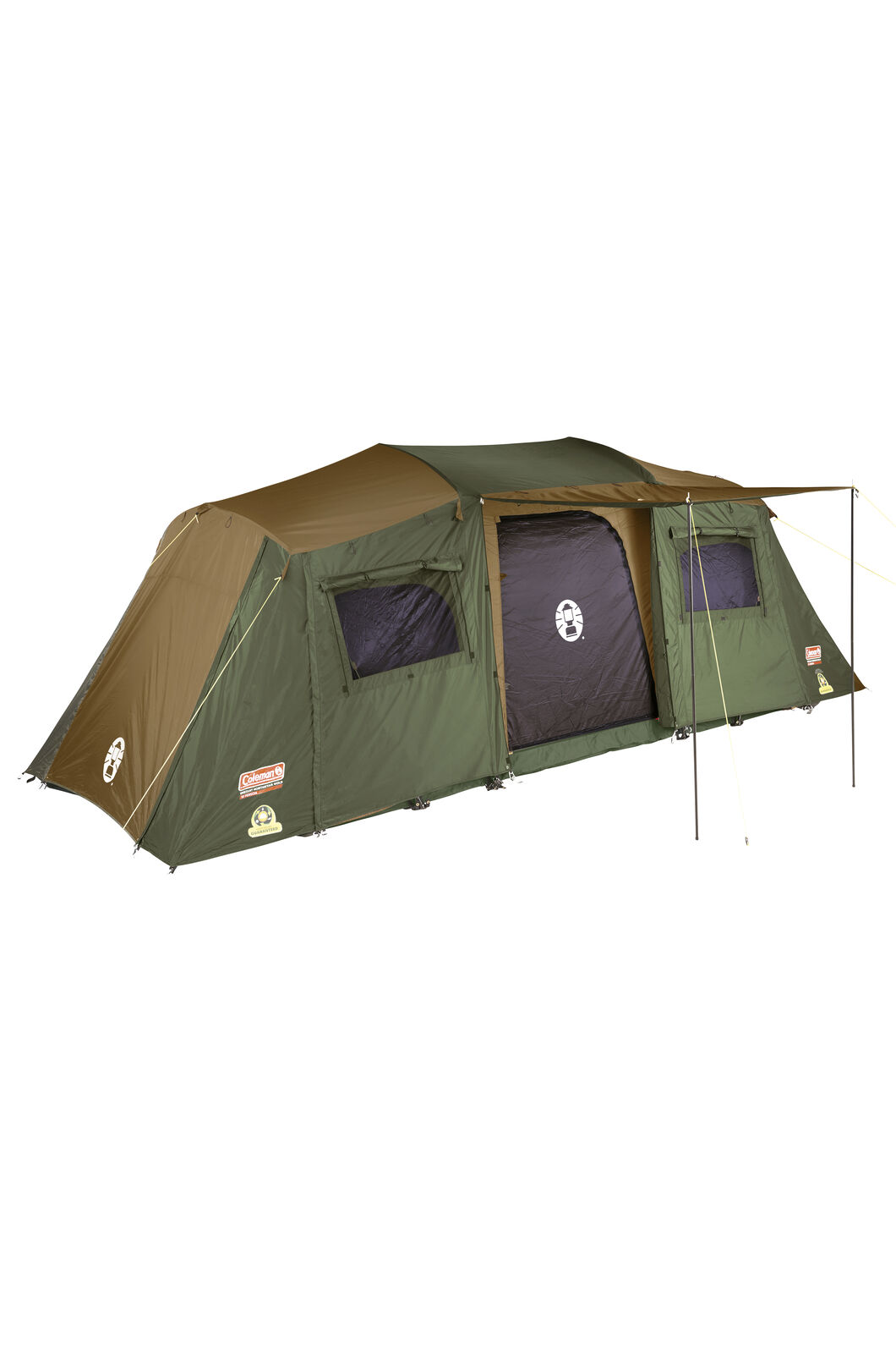 Coleman Northstar Instant Up Lighted Tent with Darkroom Technology — 10 Person, Brown/Green, hi-res