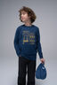 Macpac Kids&rsquo; Aspiring Pack Long-Sleeve T-Shirt, Insignia Blue, hi-res