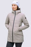 Macpac Women's Odyssey Hooded Insulated Coat, Shale, hi-res